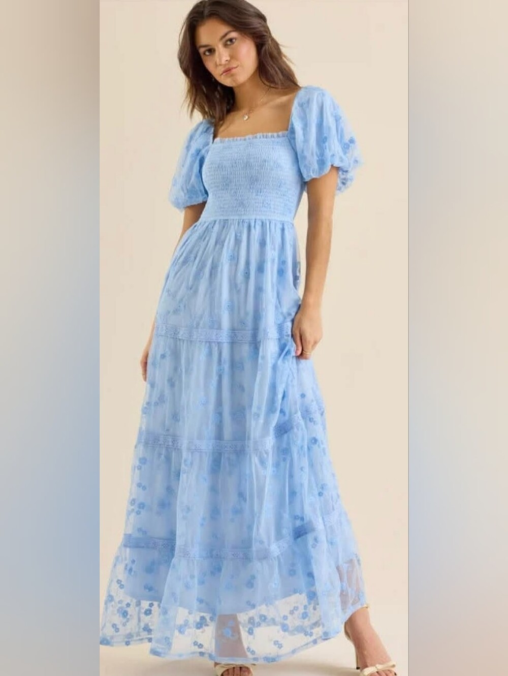 Altar'd State Mandie Floral Maxi Dress.